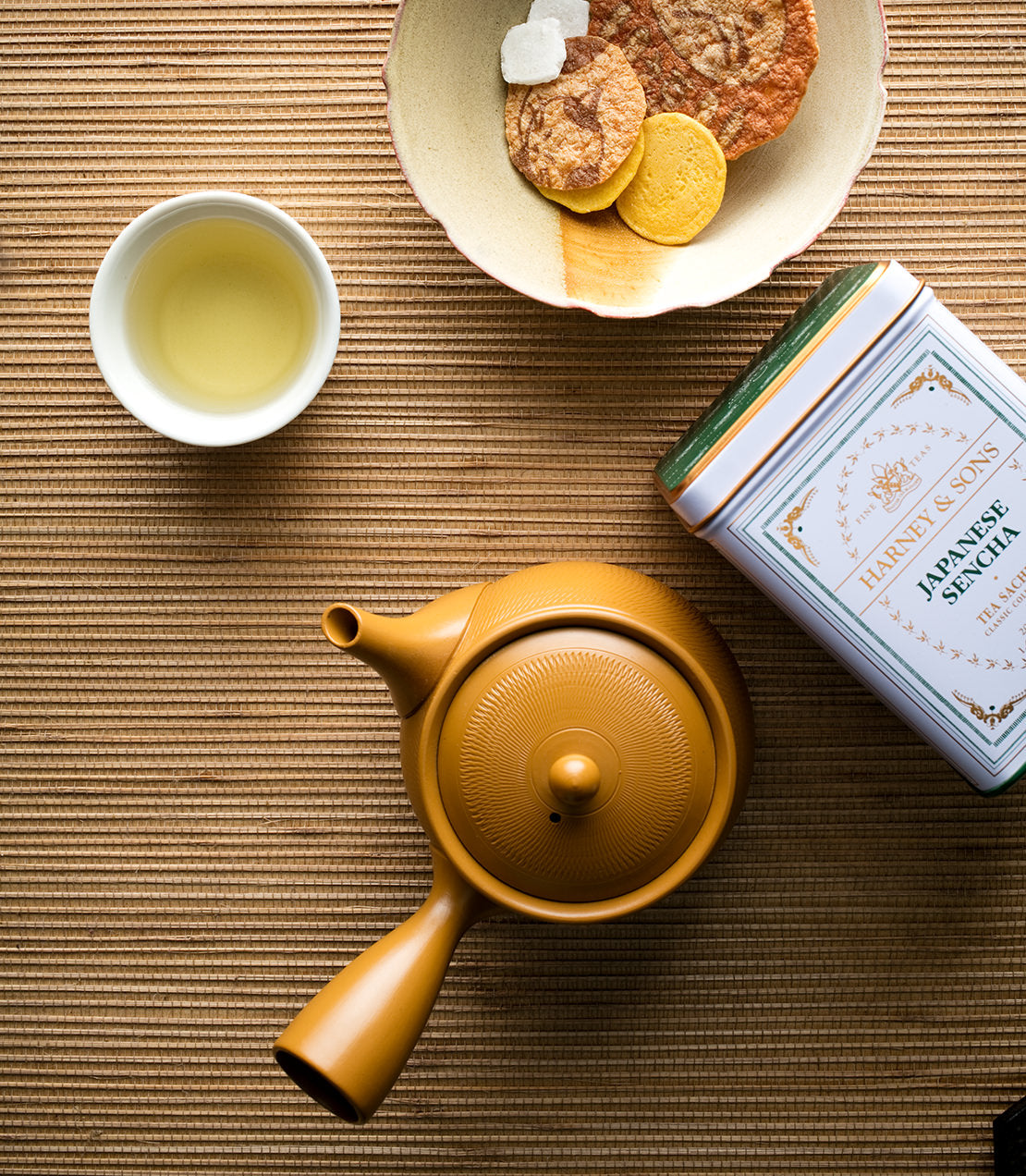 Harney and Sons Classic Japanese Sencha - Classic Tin Collection - 20 Silken Sachet - Vooco SG, Singapore