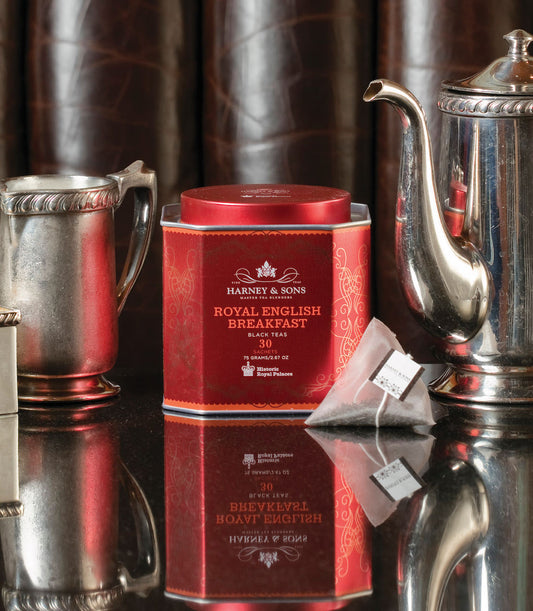 Harney and Sons HRP Royal English Breakfast - Tin - 30 Silken Sachet - Vooco SG, Singapore