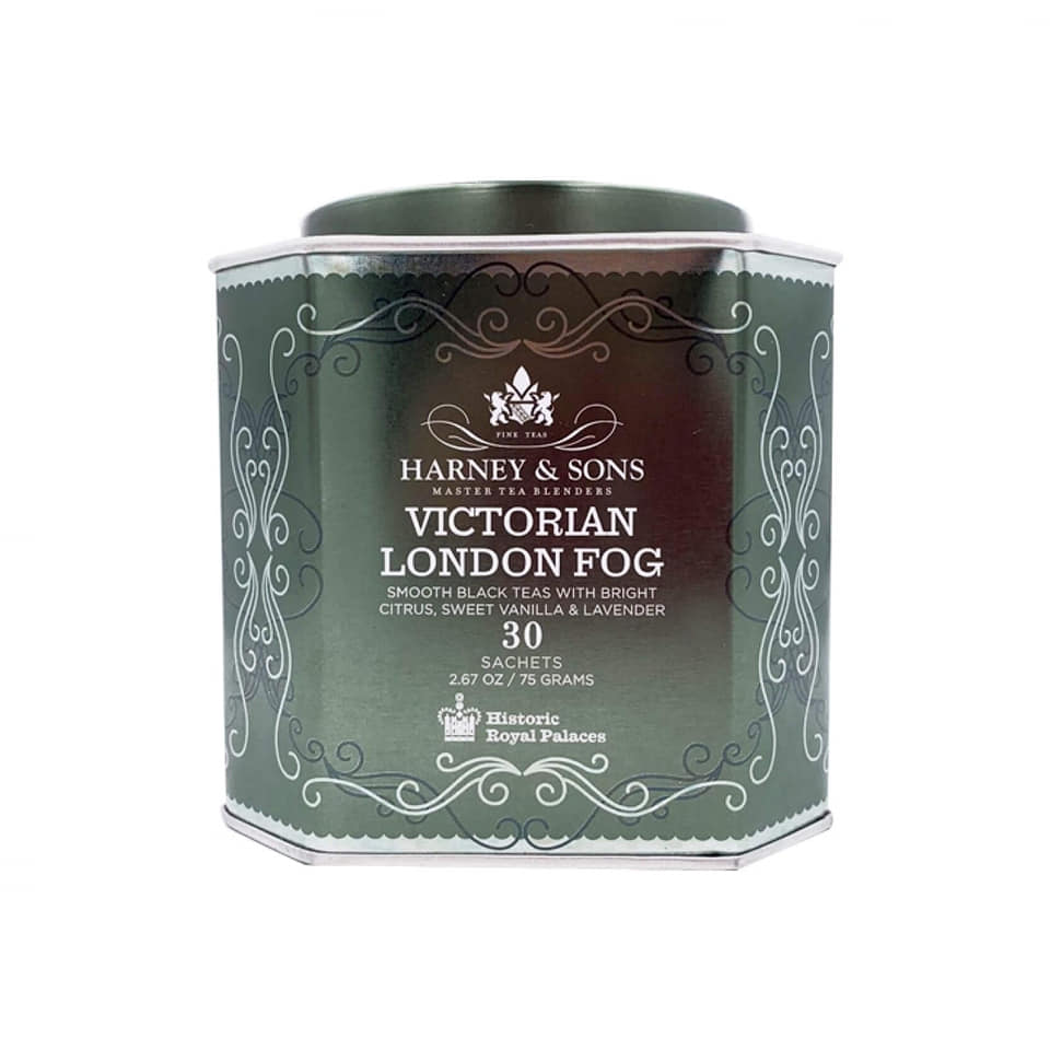 Harney and Sons HRP Victorian London Fog - Tin - 30 Silken Sachet - Vooco SG, Singapore