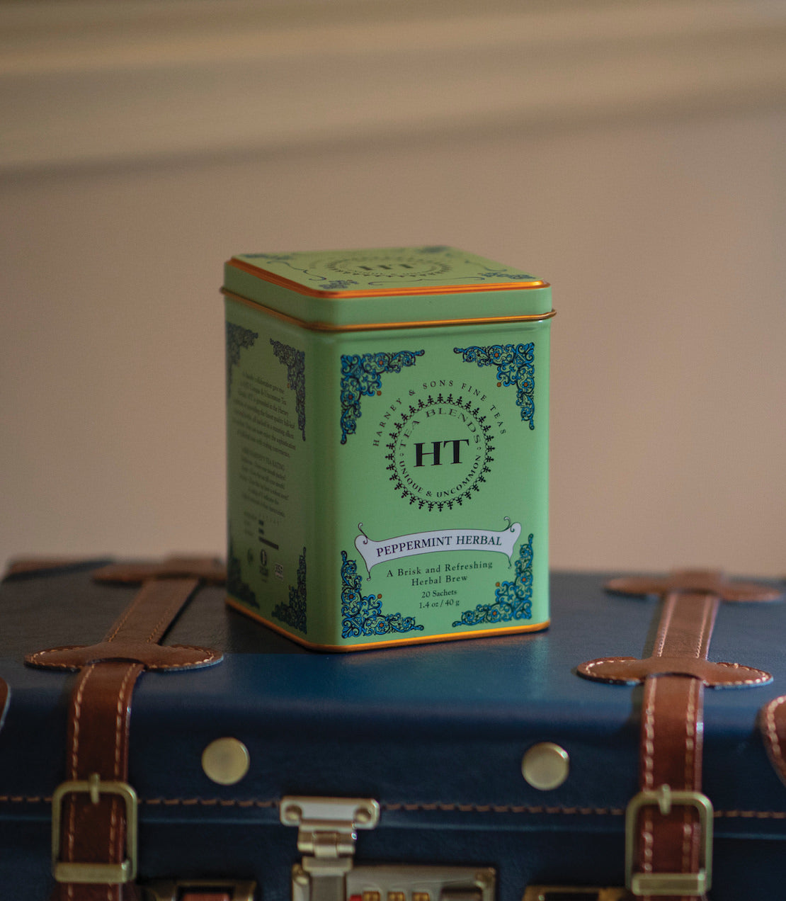 Harney and Sons HT Peppermint Herbal - Tin - 20 Silken Sachet - Vooco SG, Singapore