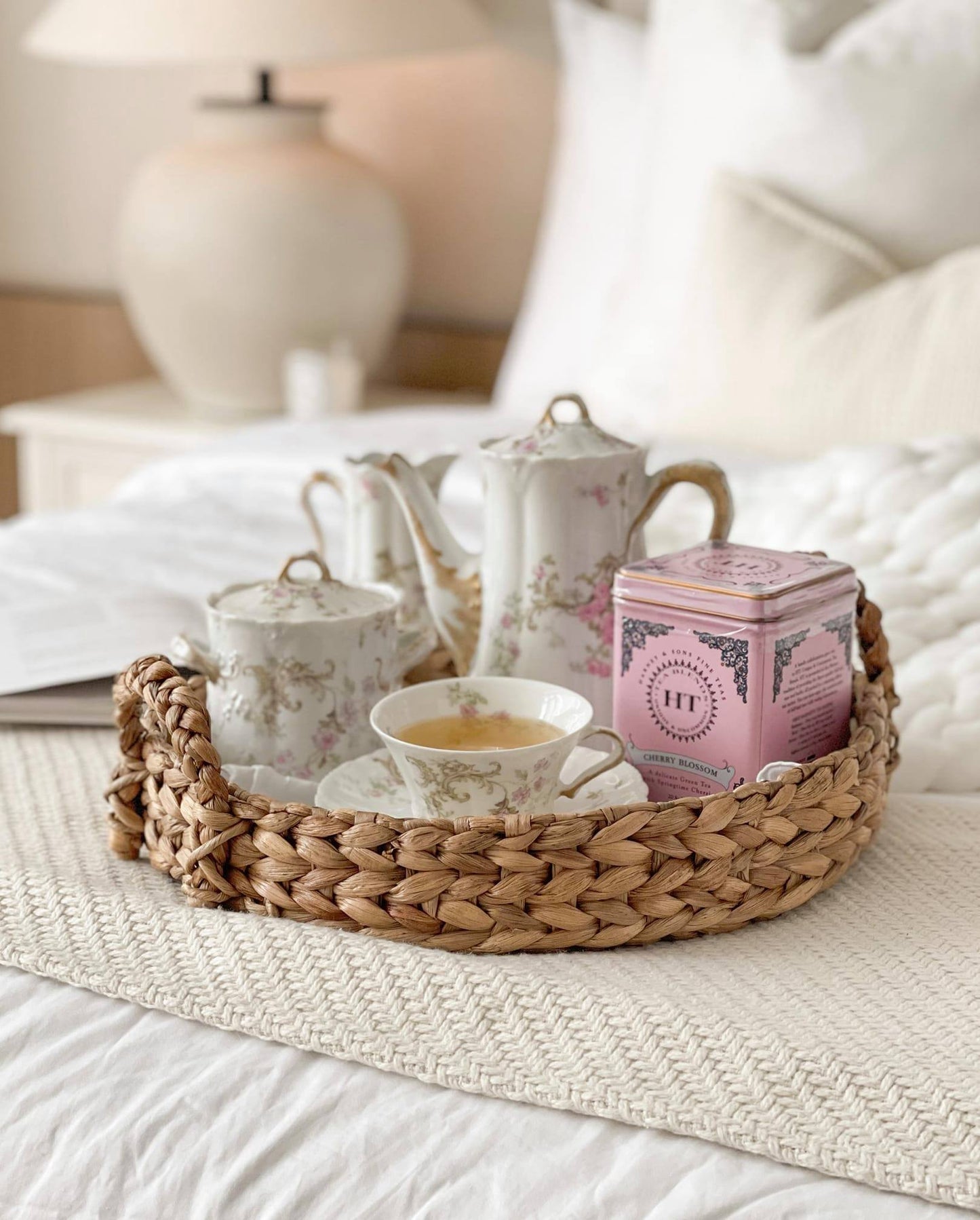 Harney and Sons HT Cherry Blossom - HT Tin - 20 Silken Sachet - Vooco SG, Singapore