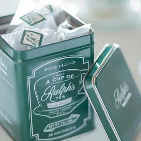 DESIGNER TIN ONLY AVAILABLE AT RALPH'S COFFEE