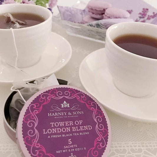 Harney and Sons Tagalong Tower of London blend - Tin - 5 Silken Sachet - Vooco SG, Singapore