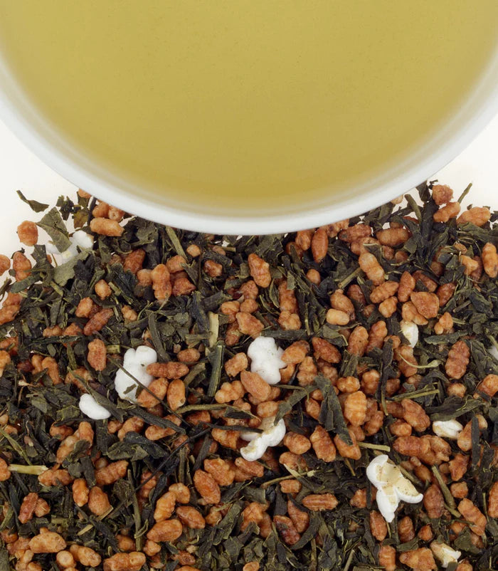 Harney and Sons Genmaicha - Loose Leaves - 1lb (450g) Resealable Foil Bag - Vooco SG, Singapore