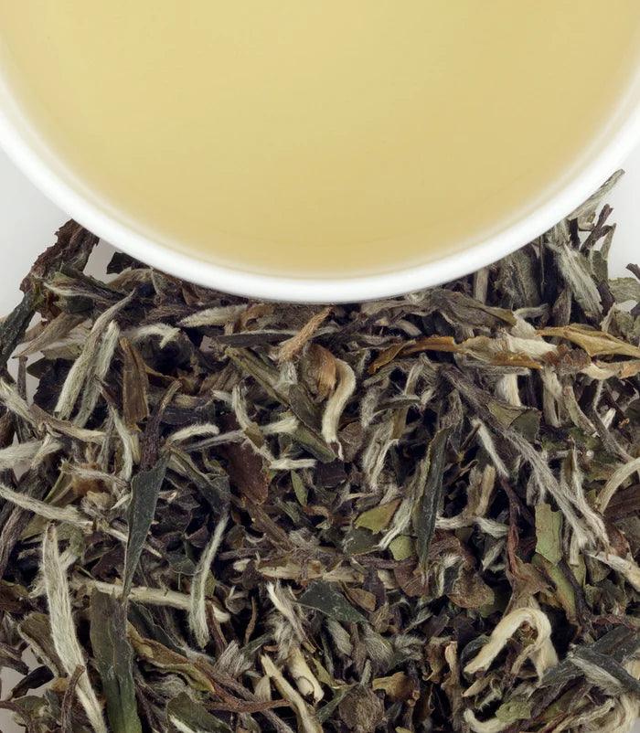 Harney and Sons Mutan White Loose Tea  - Loose Leaves - 1lb (450g) Resealable Foil Bag - Vooco SG, Singapore