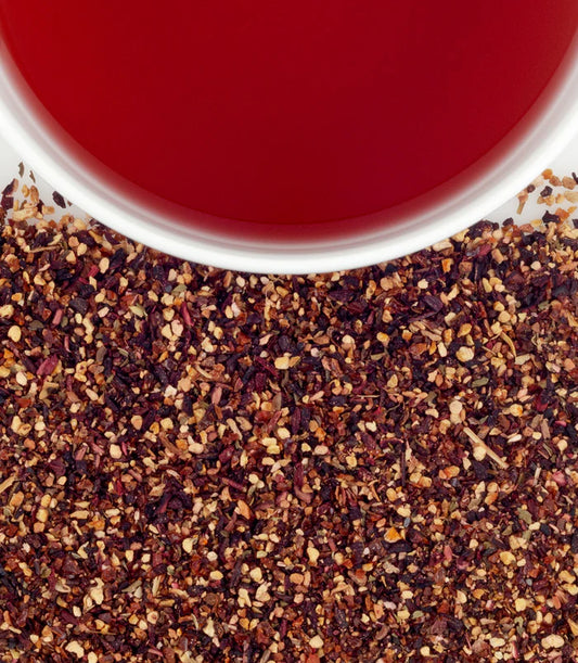 Harney and Sons Raspberry Herbal Loose Tea  - Loose Leaves - 1lb (450g) Resealable Foil Bag - Vooco SG, Singapore