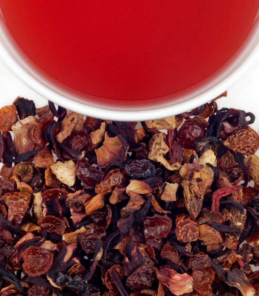 Harney and Sons Strawberry Kiwi Fruit Loose Tea  - Loose Leaves - 1lb (450g) Resealable Foil Bag - Vooco SG, Singapore