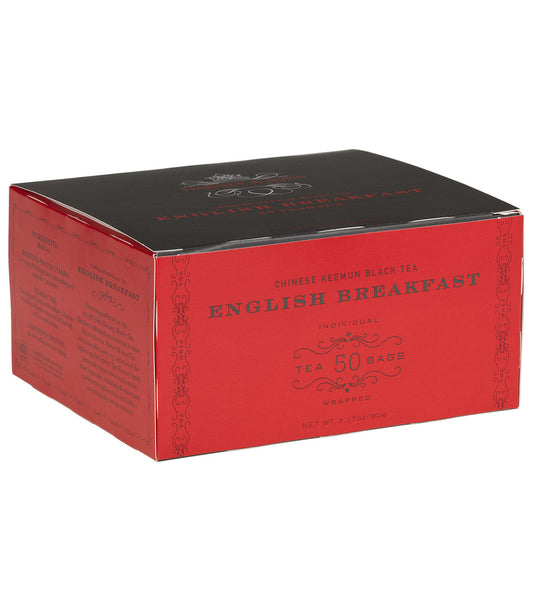 Harney and Sons English Breakfast - Foodservice Paper Teabag - 50 Teabags in Box - Vooco SG, Singapore