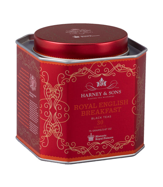 Harney and Sons HRP Royal English Breakfast - Tin - 30 Silken Sachet - Vooco SG, Singapore