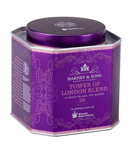 Harney and Sons HRP Tower Of London - Tin - 30 Silken Sachet - Vooco SG, Singapore