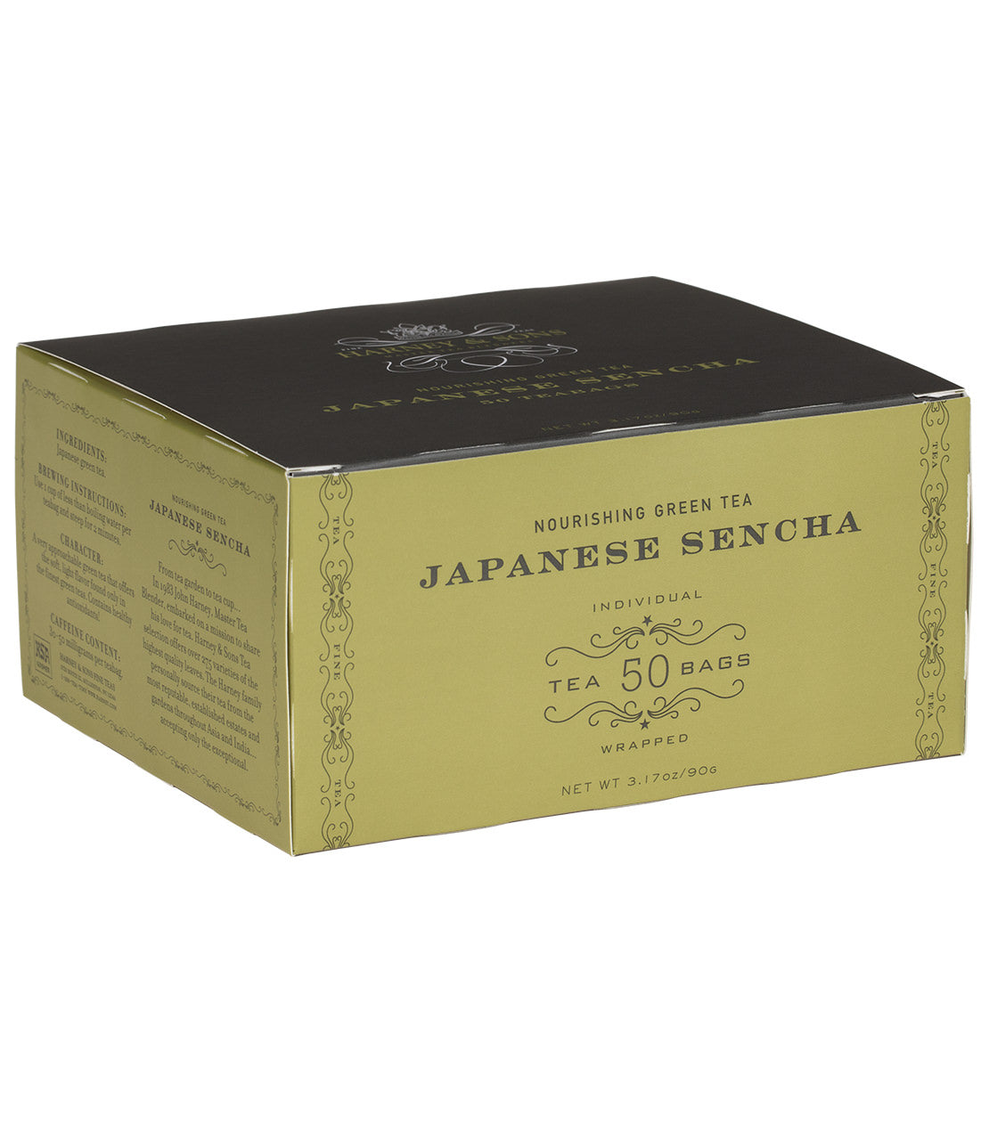 Harney and Sons Japanese Sencha - Foodservice Paper Teabag - 50 Teabags in Box - Vooco SG, Singapore