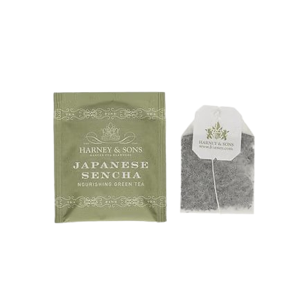Harney and Sons Japanese Sencha - Foodservice Paper Teabag - 50 Teabags in Box - Vooco SG, Singapore