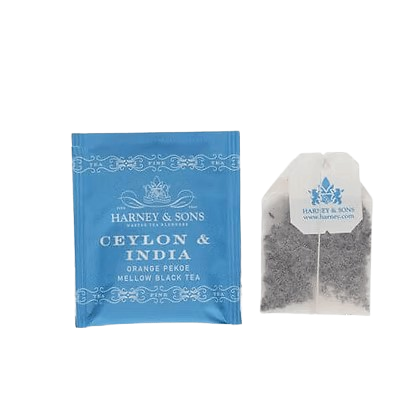 Harney and Sons Orange Pekoe (Ceylon & India) - Foodservice Paper Teabag - 50 Teabags in Box - Vooco SG, Singapore