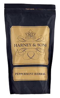 Harney and Sons Peppermint Herbal Loose Tea  - Loose Leaves - 1lb (450g) Resealable Foil Bag - Vooco SG, Singapore