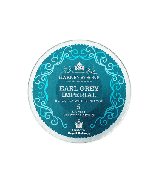 Harney and Sons Tagalong Earl Grey Imperial blend - Tin - 5 Silken Sachet - Vooco SG, Singapore