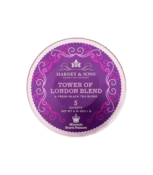 Harney and Sons Tagalong Tower of London blend - Tin - 5 Silken Sachet - Vooco SG, Singapore