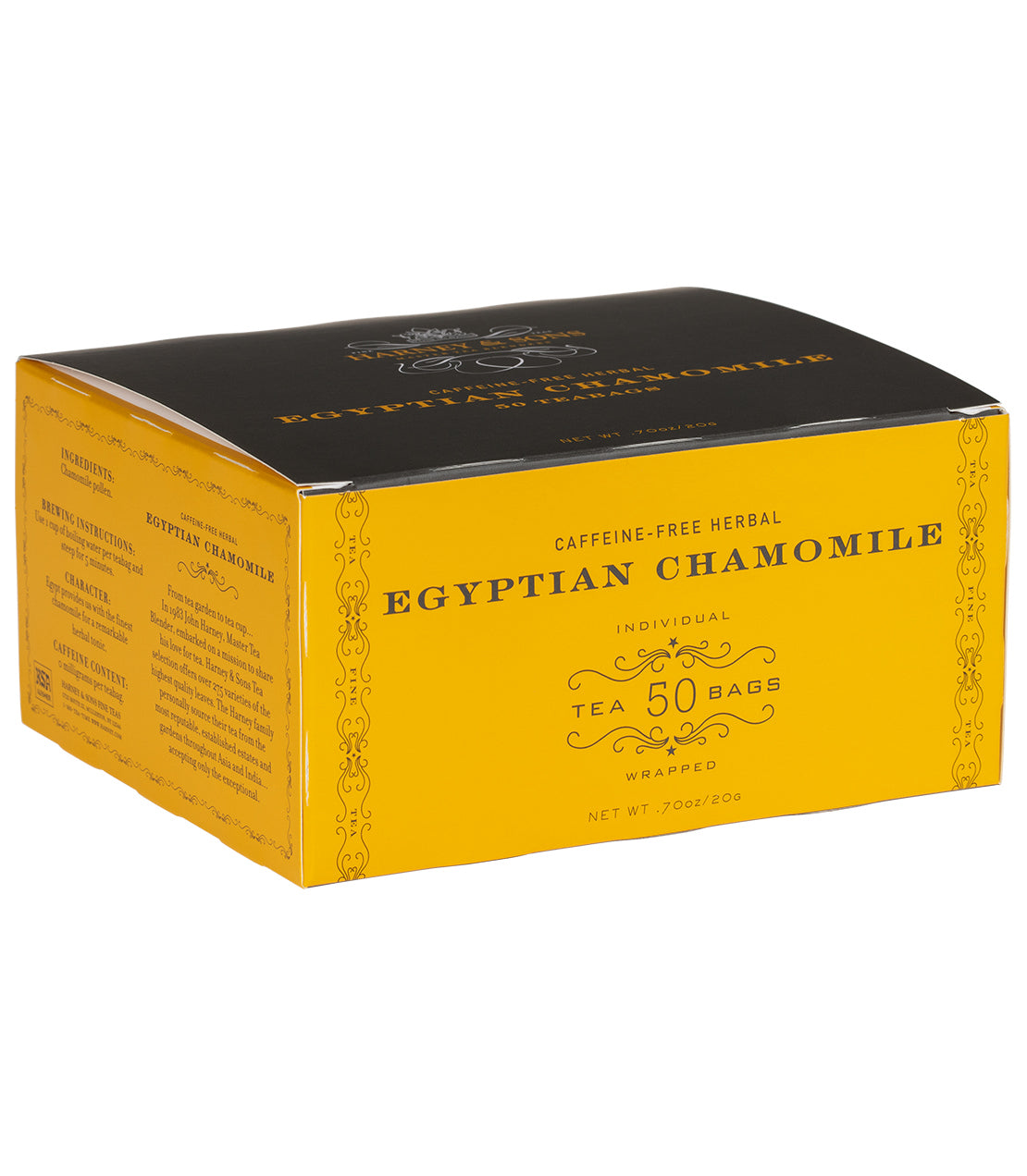Harney and Sons Egyptian Chamomile - Foodservice Paper Teabag - 50 Teabags in Box - Vooco SG, Singapore